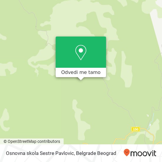 Osnovna skola Sestre Pavlovic mapa