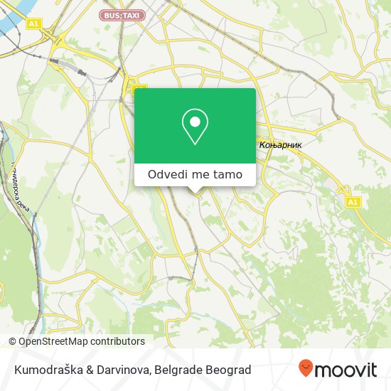 Kumodraška & Darvinova mapa