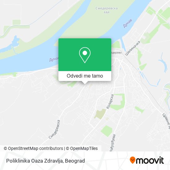 Poliklinika Oaza Zdravlja mapa