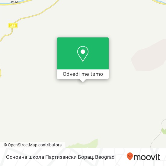 Основна школа Партизански Борац mapa