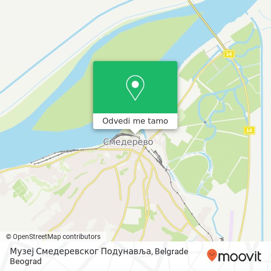 Музеј Смедеревског Подунавља mapa