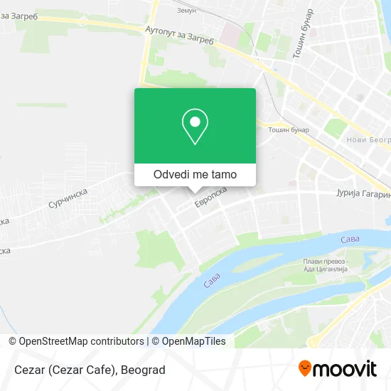 Cezar (Cezar Cafe) mapa