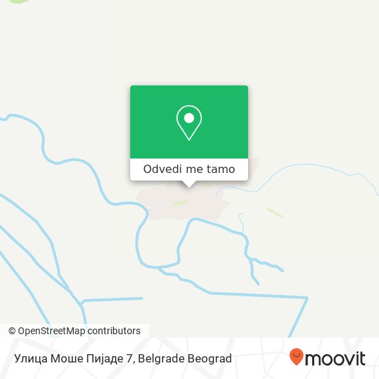 Улица Моше Пијаде 7 mapa