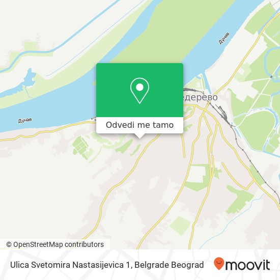 Ulica Svetomira Nastasijevica 1 mapa