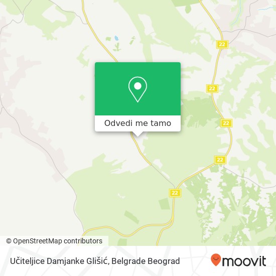 Učiteljice Damjanke Glišić mapa