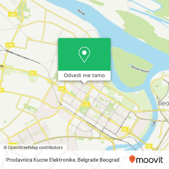 Prodavnica Kucne Elektronike mapa