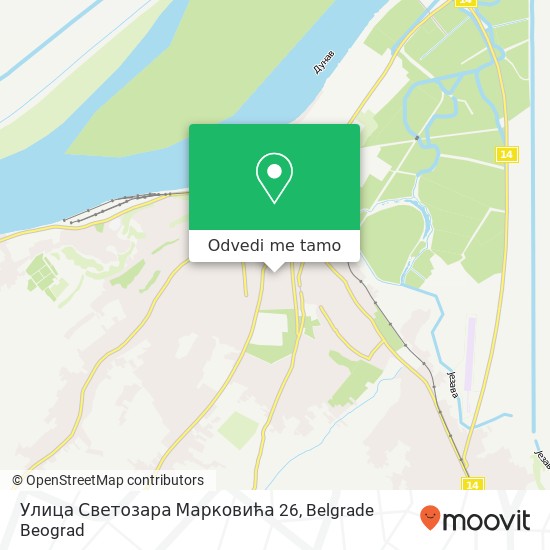 Улица Светозара Марковића 26 mapa