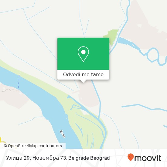 Улица 29. Новембра 73 mapa