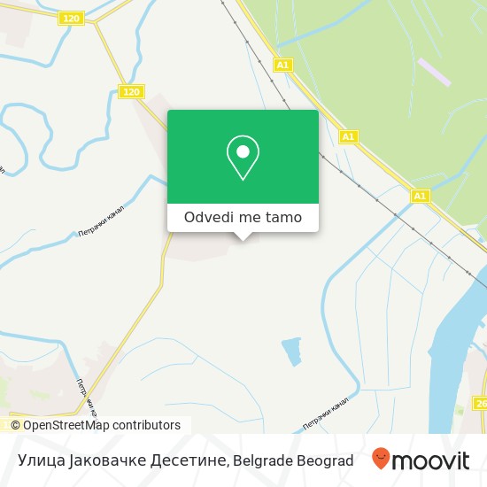 Улица Јаковачке Десетине mapa