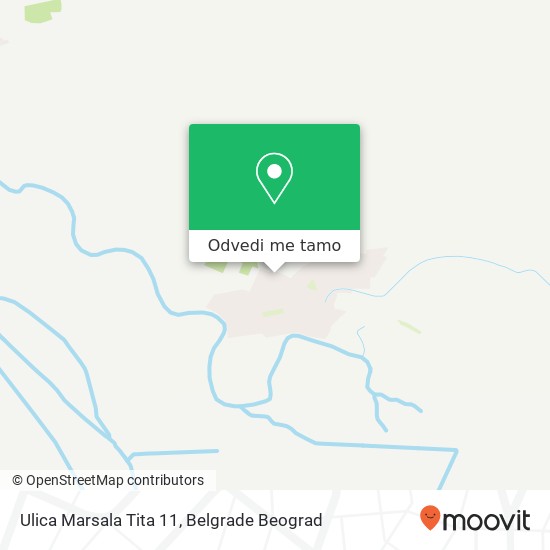 Ulica Marsala Tita 11 mapa