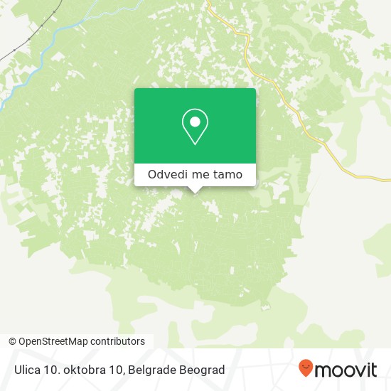 Ulica 10. oktobra 10 mapa