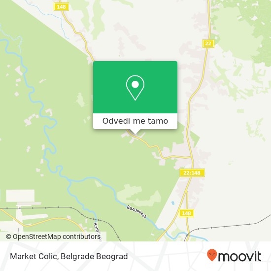 Market Colic mapa