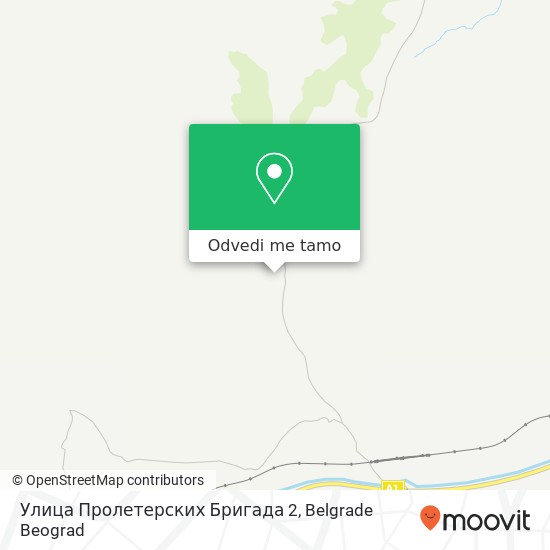 Улица Пролетерских Бригада 2 mapa