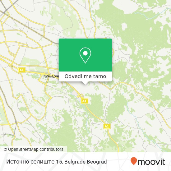 Источно селиште 15 mapa