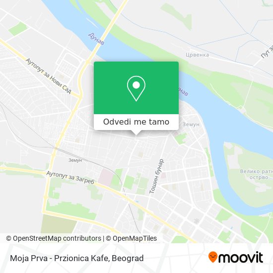 Moja Prva - Przionica Kafe mapa