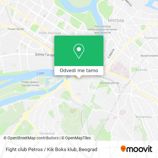 Fight club Petros / Kik Boks klub mapa