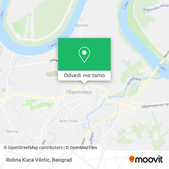 Robna Kuca Vilotic mapa