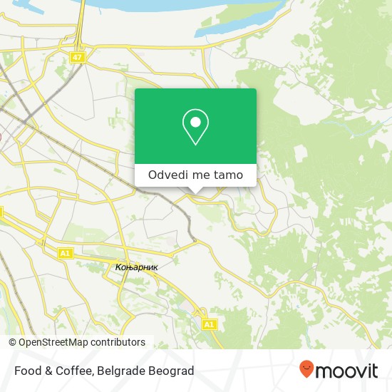 Food & Coffee, Улица Милана Ракића 129Z 11160 Београд mapa