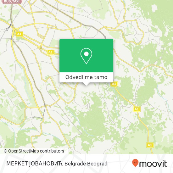 МЕРКЕТ ЈОВАНОВИЋ mapa