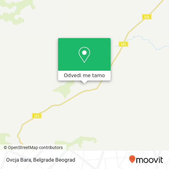 Ovcja Bara mapa