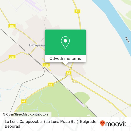 La Luna Cafepizzabar (La Luna Pizza Bar) mapa