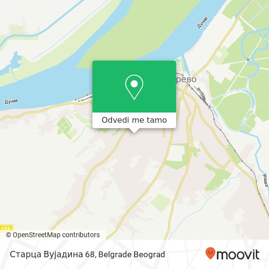 Старца Вујадина 68 mapa