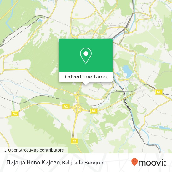 Пијаца Ново Кијево mapa