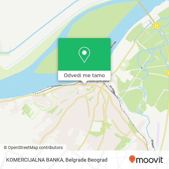 KOMERCIJALNA BANKA mapa