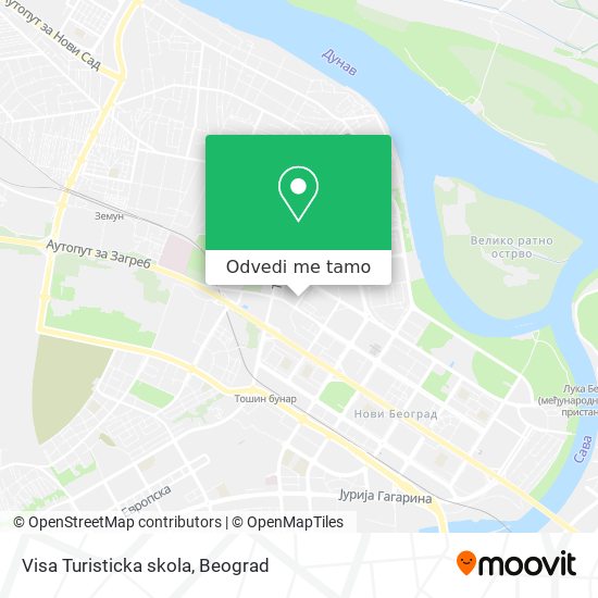 Visa Turisticka skola mapa