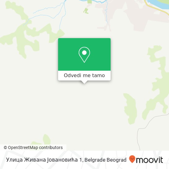 Улица Живана Јовановића 1 mapa