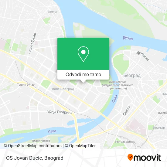 OS Jovan Ducic mapa