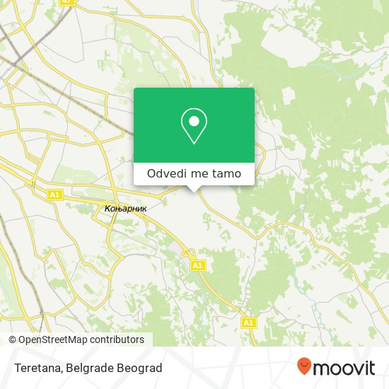 Teretana mapa