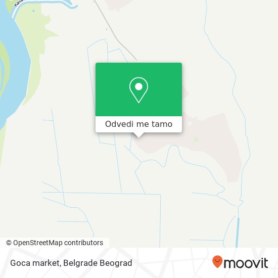 Goca market mapa