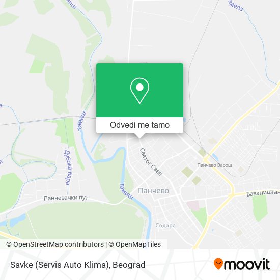 Savke (Servis Auto Klima) mapa