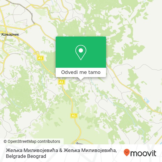 Жељка Миливојевића & Жељка Миливојевића mapa