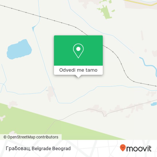 Грабовац mapa