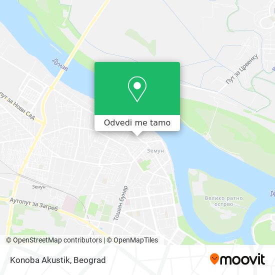 Konoba Akustik mapa