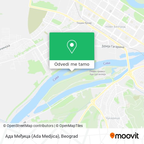 Ада Међица (Ada Medjica) mapa