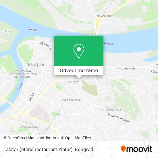 Zlatar (ethno restaurant Zlatar) mapa