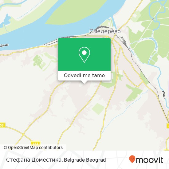 Стефана Доместика mapa