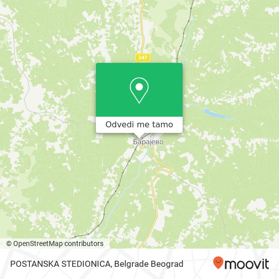 POSTANSKA STEDIONICA mapa