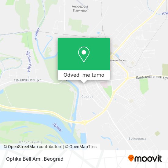 Optika Bell Ami mapa