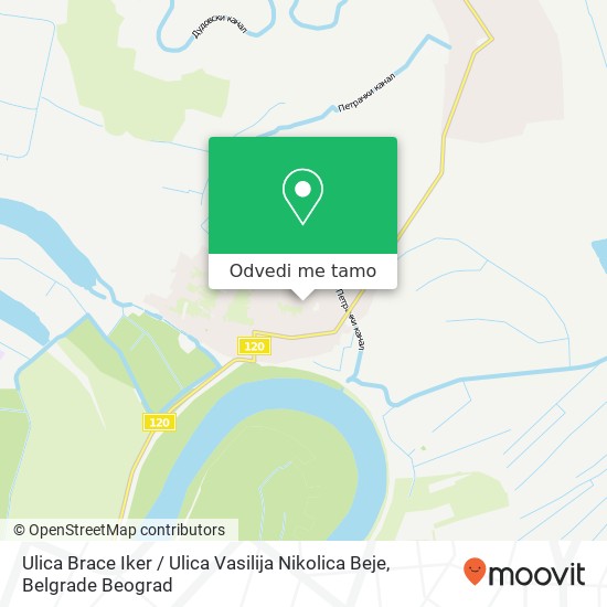 Ulica Brace Iker / Ulica Vasilija Nikolica Beje mapa