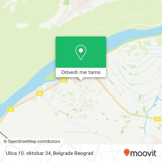 Ulica 10. oktobar 34 mapa