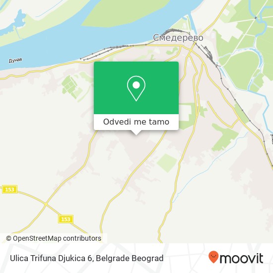 Ulica Trifuna Djukica 6 mapa