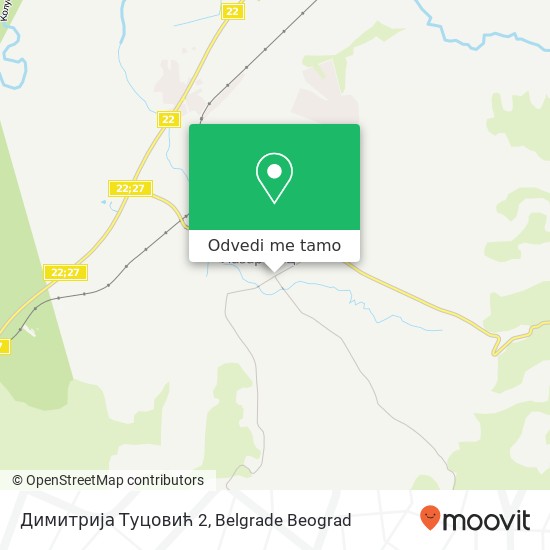 Димитрија Туцовић 2 mapa