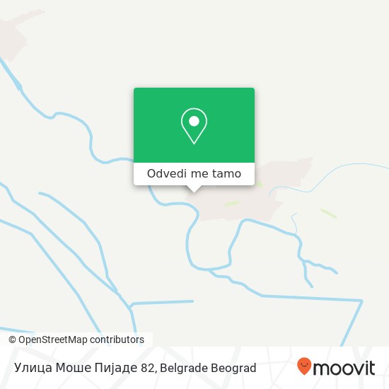 Улица Моше Пијаде 82 mapa