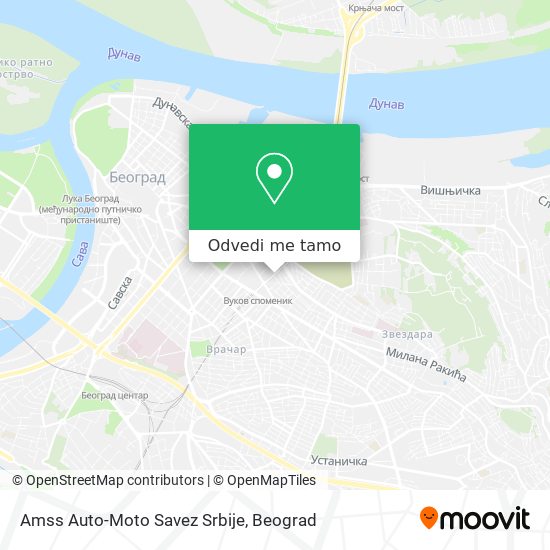 Amss Auto-Moto Savez Srbije mapa