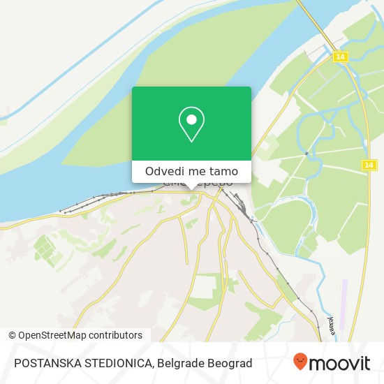 POSTANSKA STEDIONICA mapa