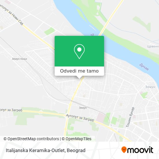 Italijanska Keramika-Outlet mapa